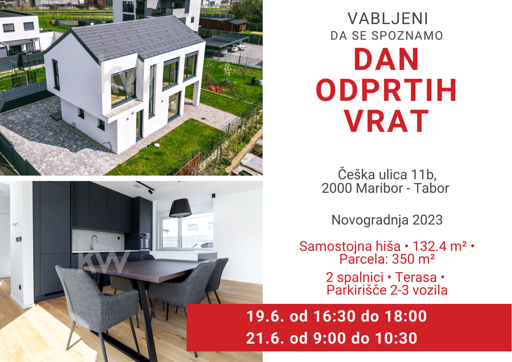 #1 - Dan odprtih vrat: Oglejte si novo samostojno hišo na Taboru v Mariboru