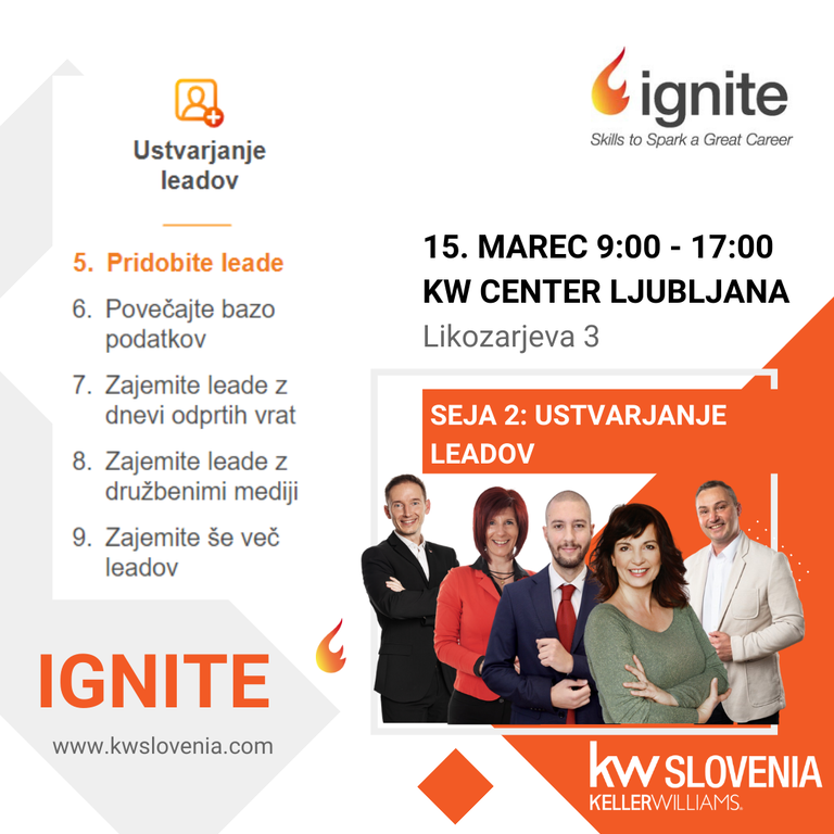 #2 - IGNITE izobraževanje za nepremičninske posrednike z licenco #2 - IGNITE izobraževanje za nepremičninske posrednike z licenco