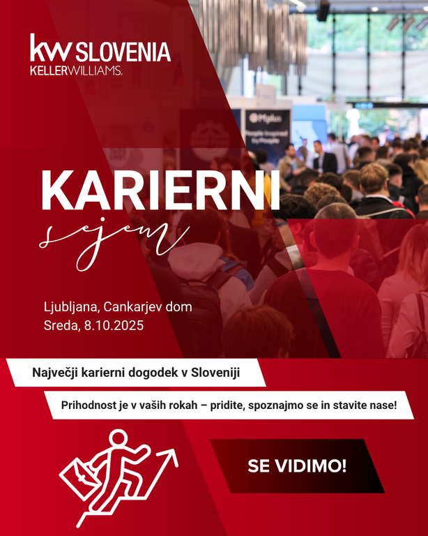 #1 - Keller Williams Slovenia na kariernem sejmu MojeDelo.com 2025 #1 - Keller Williams Slovenia na kariernem sejmu MojeDelo.com 2025