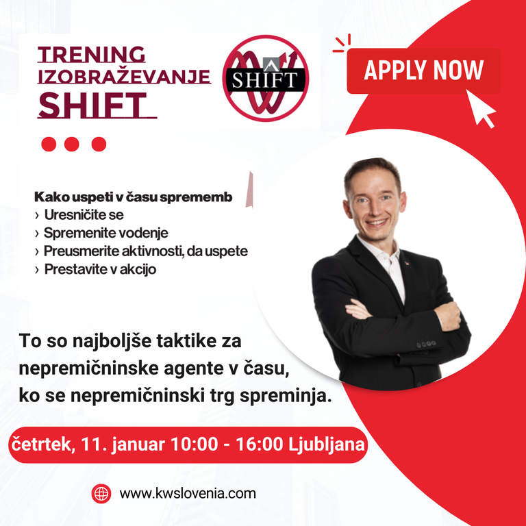 #1 - SHIFT - Kako uspešni nepremičninski agenti delajo v času sprememb na trgu