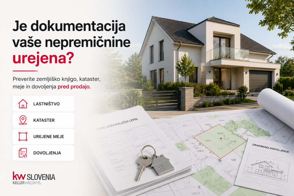 #1 - Preverite podatke o svoji nepremičnini, preden postanejo težava pri prodaji