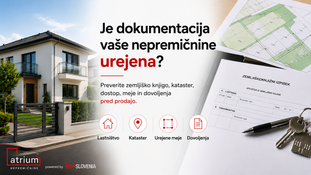 #1 - Preverite podatke o svoji nepremičnini, preden postanejo težava pri prodaji
