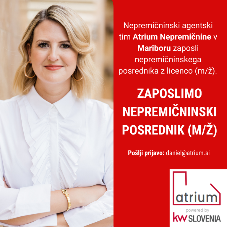 #1 - Zaposlitev v Mariboru - Nepremičninski posrednik (m/ž) #1 - Zaposlitev v Mariboru - Nepremičninski posrednik (m/ž)