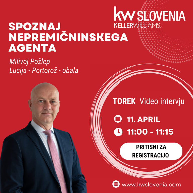 #1 - Spoznaj nepremičninskega agenta v torek, 11. aprila on line