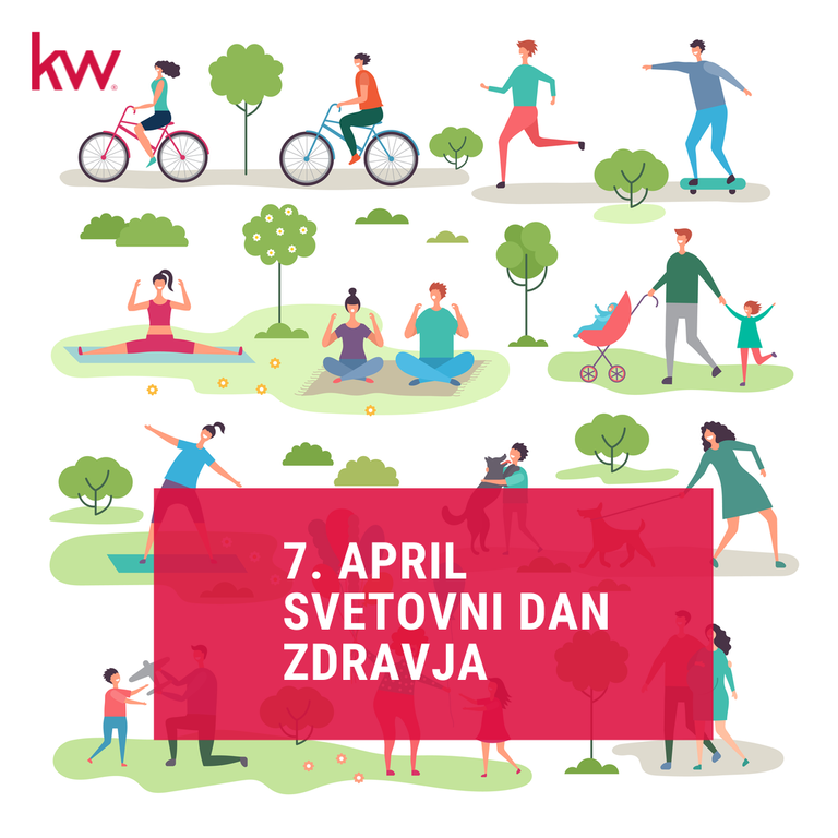 #1 - Svetovni dan zdravja - spodbujamo popoln energijski dan nepremičninskega agenta