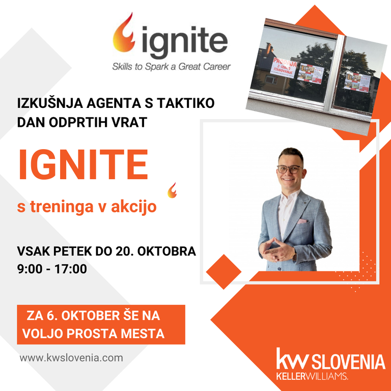 #1 - Za IGNITE 6. oktobra še zadnja prosta mesta