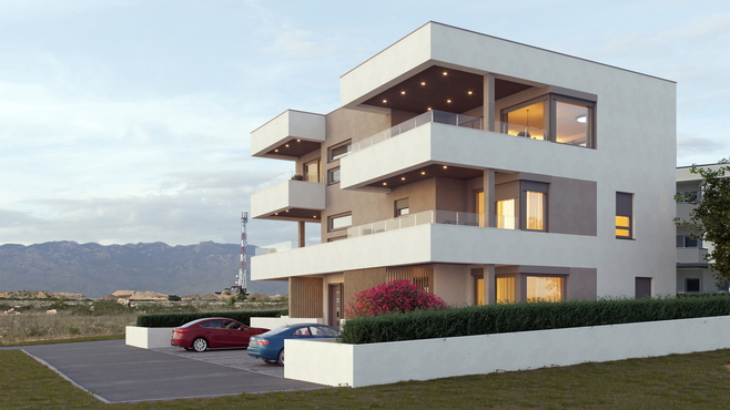 Croatia, Pag, Povljana - Exclusive apartments with sea and mountain views