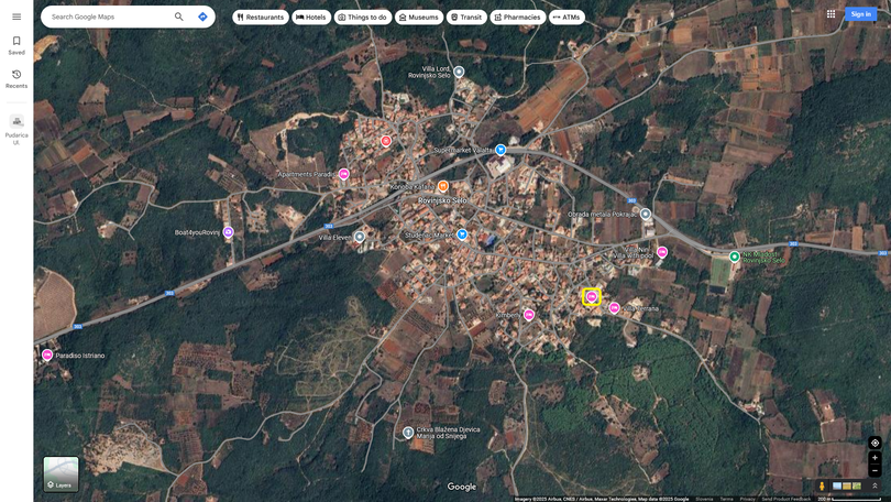 Lokacija: Hrvaška, Istarska županija, Rovinjsko Selo