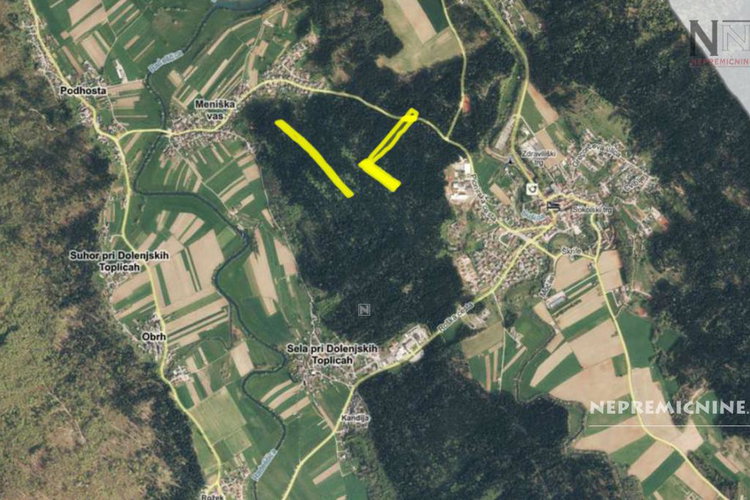 Lokacija: Jugovzhodna Slovenija, Dolenjske Toplice, Meniška Vas