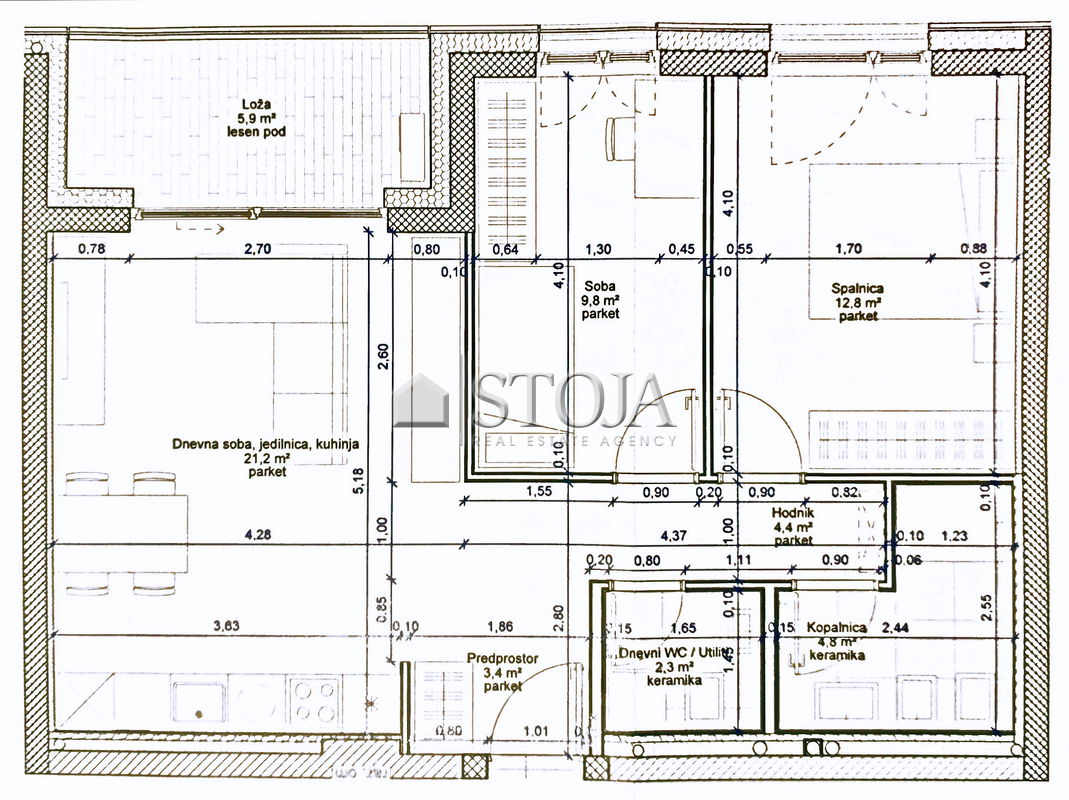 Location: Ljubljana City, Center, Vodmat